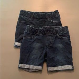 4T Bermuda Shorts Bundle Pull On Jean Stretch